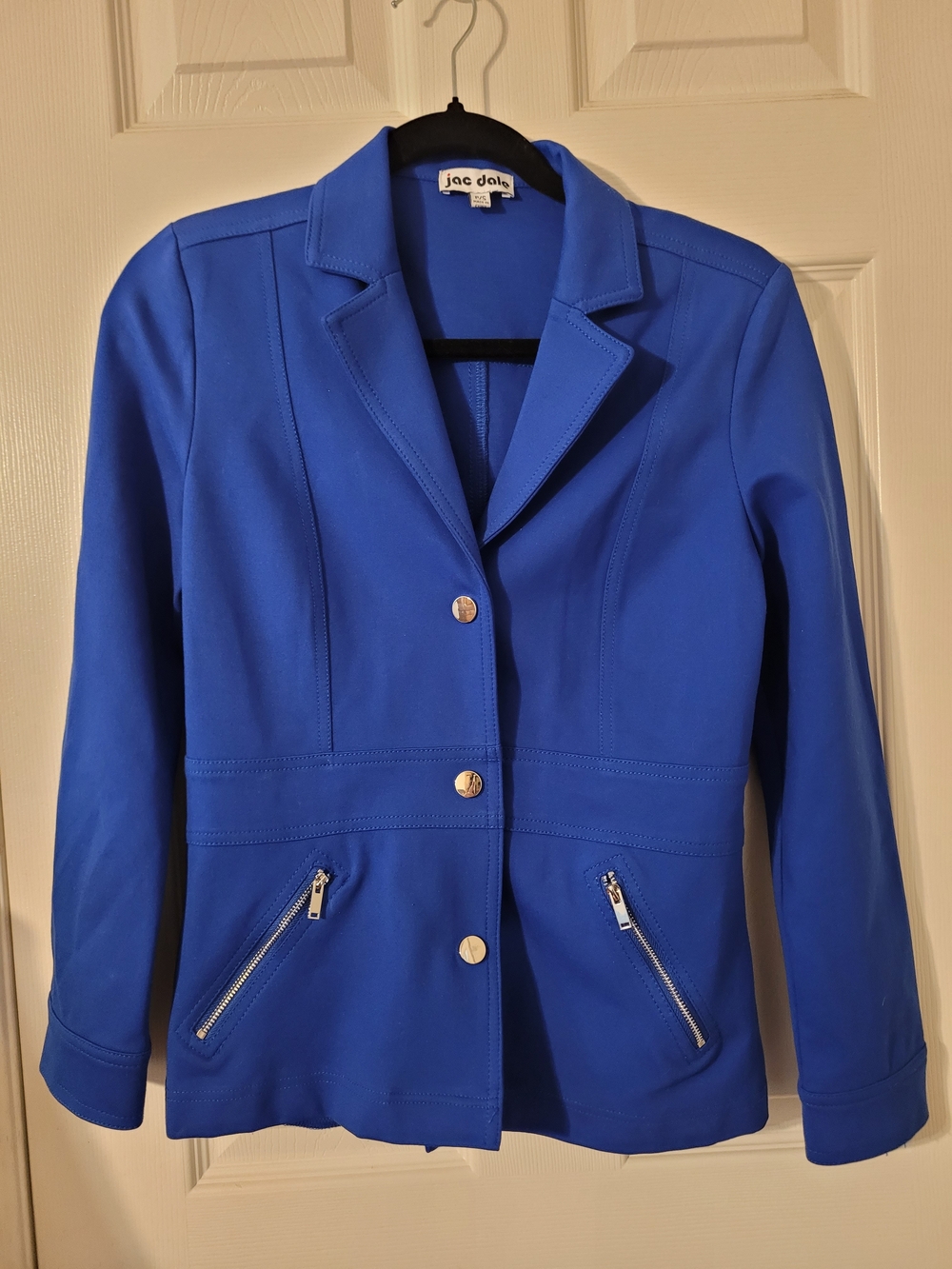 Jac Dale Women's Royal Blue Tailored Blazer